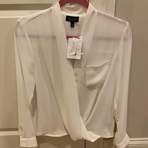 NWT Top Shop Blouse size 2